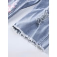 thumbnail image 3 of FARYSAYS Summer Denim Shorts for Women High Rise Stretch Denim Shorts Mid Rise Ripped Distressed Jean Shorts Nightfall Blue Fit Size 4-18, 3 of 10
