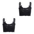 thumbnail image 2 of Jumpingount Sexy Tanktop Tight Hollow Lace Strap Punk Camisole Beach Vacation Party Crop Top Office Clubwear Ropa de verano L L 2piezas Jumpingount CBP270896, 2 of 6
