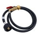 thumbnail image 5 of Manguera De Extensión Del Adaptador De Recarga Del Tanque De Gas, Manguera Adaptadora De Recarga De Gas Duradera De 4 Pies Conector QCC1 De Alta Dureza De 350 PSI Para Acampar, 5 of 7
