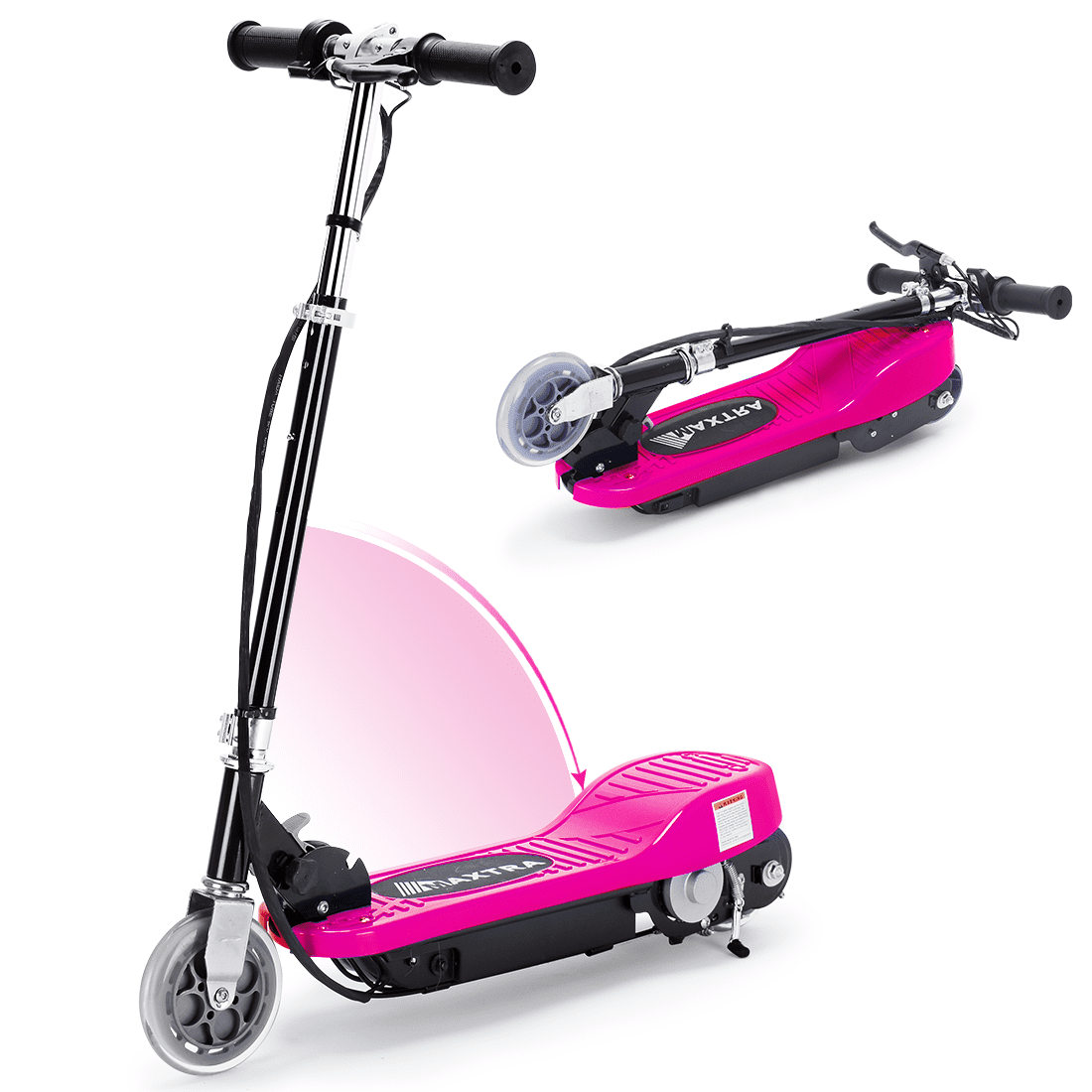 Maxtra E100 Adjustable Handlebar Height Folding Electric Scooter for
