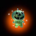 thumbnail image 3 of Halloween Glitter Pumpkin Squishy Toy with Slow Rising Squeeze Design, Green, for Kids and Adults, Relaxation Squeeze Toy, 3 of 3