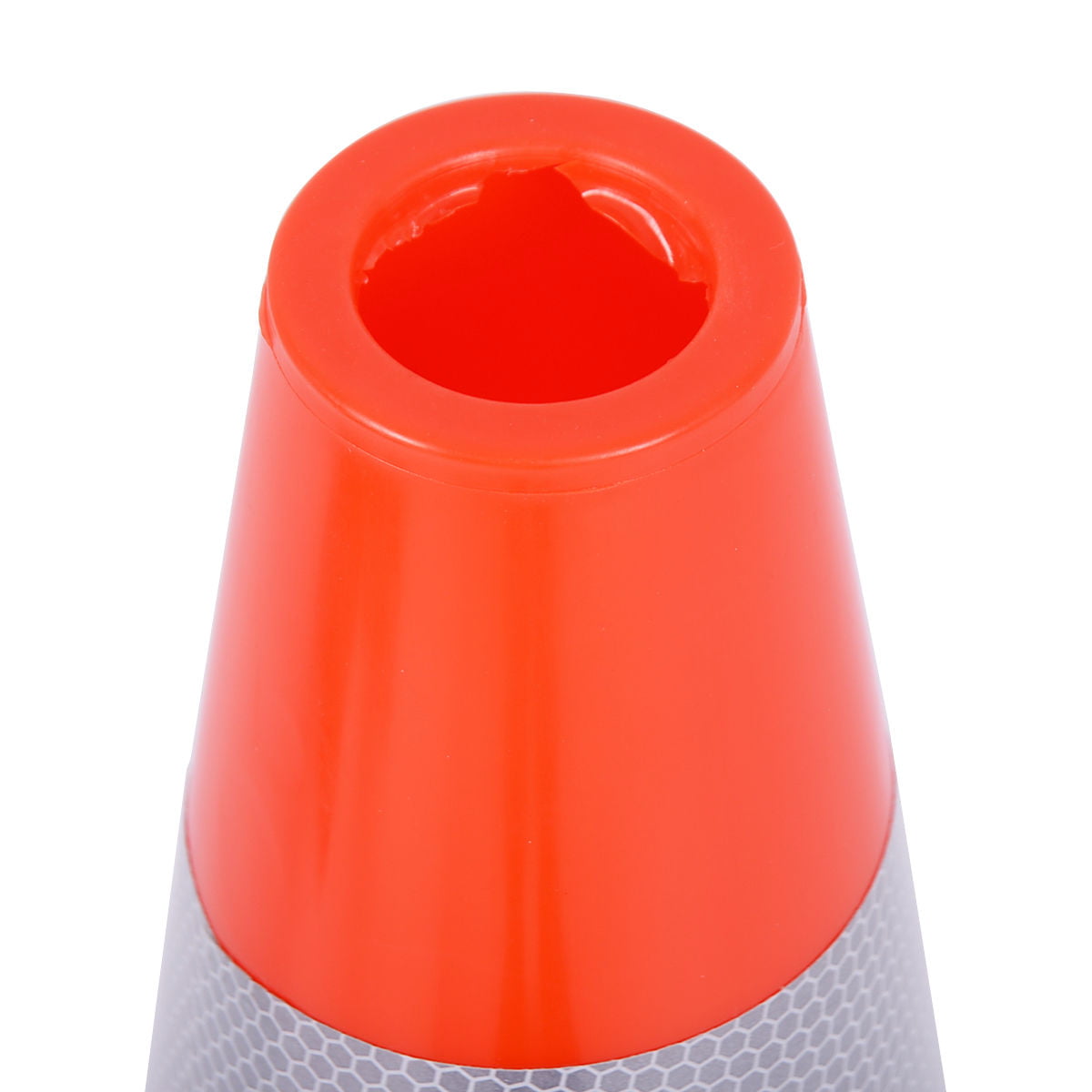 5Pcs Traffic Cones 18" Slim Fluorescent Reflective Road Safety Parking Cones 