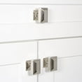 thumbnail image 6 of Grandeur 804672 Carre 1-3/4” Crystal Rectangular Emerald Cut Cabinet Knob - Brass, 6 of 7