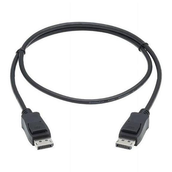 DisplayPort 1.4 Cable with Latching Connectors - 8K, M-M - Black - 3 ft.