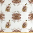 thumbnail image 1 of Bird Fabric by the Yard Upholstery, Watercolor Effect Illustration of Avian and Nest with Eggs in Warm Tones, Decorative Fabric for DIY and Home Accents, 5 Yards, White and Multicolor by Ambesonne, 1 of 2