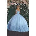 thumbnail image 3 of Floral Ball Quinceanera Gown, 3 of 4