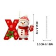 thumbnail image 3 of 26 Letters Christmas Tree Decoration Pendant Christmas Tree Ornaments DIY Christmas Ornaments Christmas Decoration Xmas Tree Hanging Decor, 3 of 6
