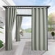 thumbnail image 1 of Cortinas para Exterior RYB HOME Impermeables Blackout UV 52x240 cm Verde Marino, 1 of 7