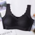 thumbnail image 2 of PENGXIANG Modal Double Cloth Vest Style Seamless Gathering Ladies Underwear  Bra, 2 of 8