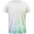 thumbnail image 2 of My Spirit Animal Narwhal Unicorn Of The Sea Pastel Mens Raglan T Shirt, 2 of 2