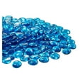 thumbnail image 7 of Fire Glass Beads Caribbean Blue 20 LBS, 3/4 Inch Fireplace Rocks for Fire Pit - Decorative Fire Glass for Indoor/Outdoor Use, 7 of 7
