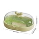 thumbnail image 3 of Jabonera de plástico con bandeja de drenaje | Jabonera color macarrón para baño y cocina | Jabonera compacta con base ranurada, 3 of 6