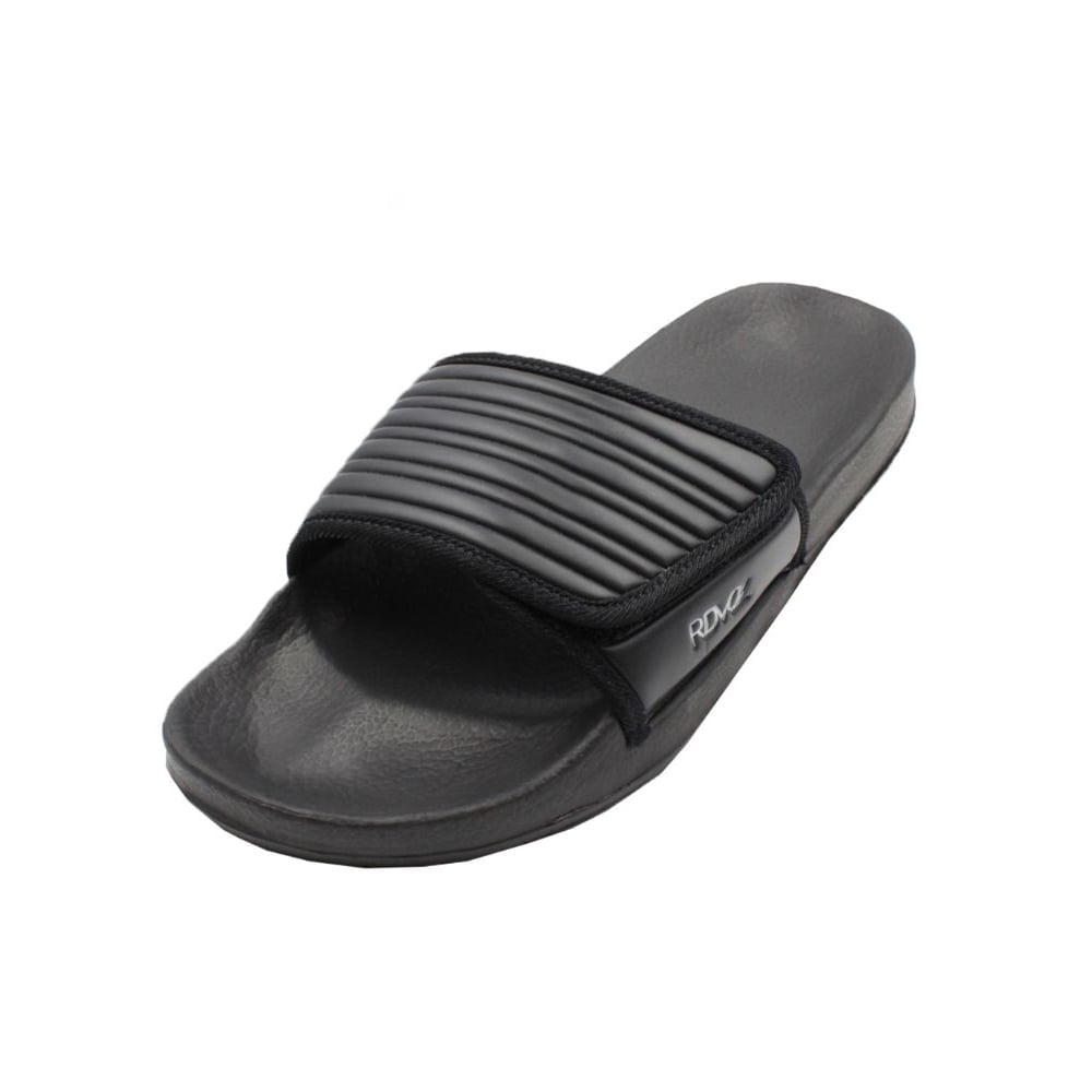 Sport - Men's Adjustable Slide Hook and Loop Beach Sandal Shower Shoes ...