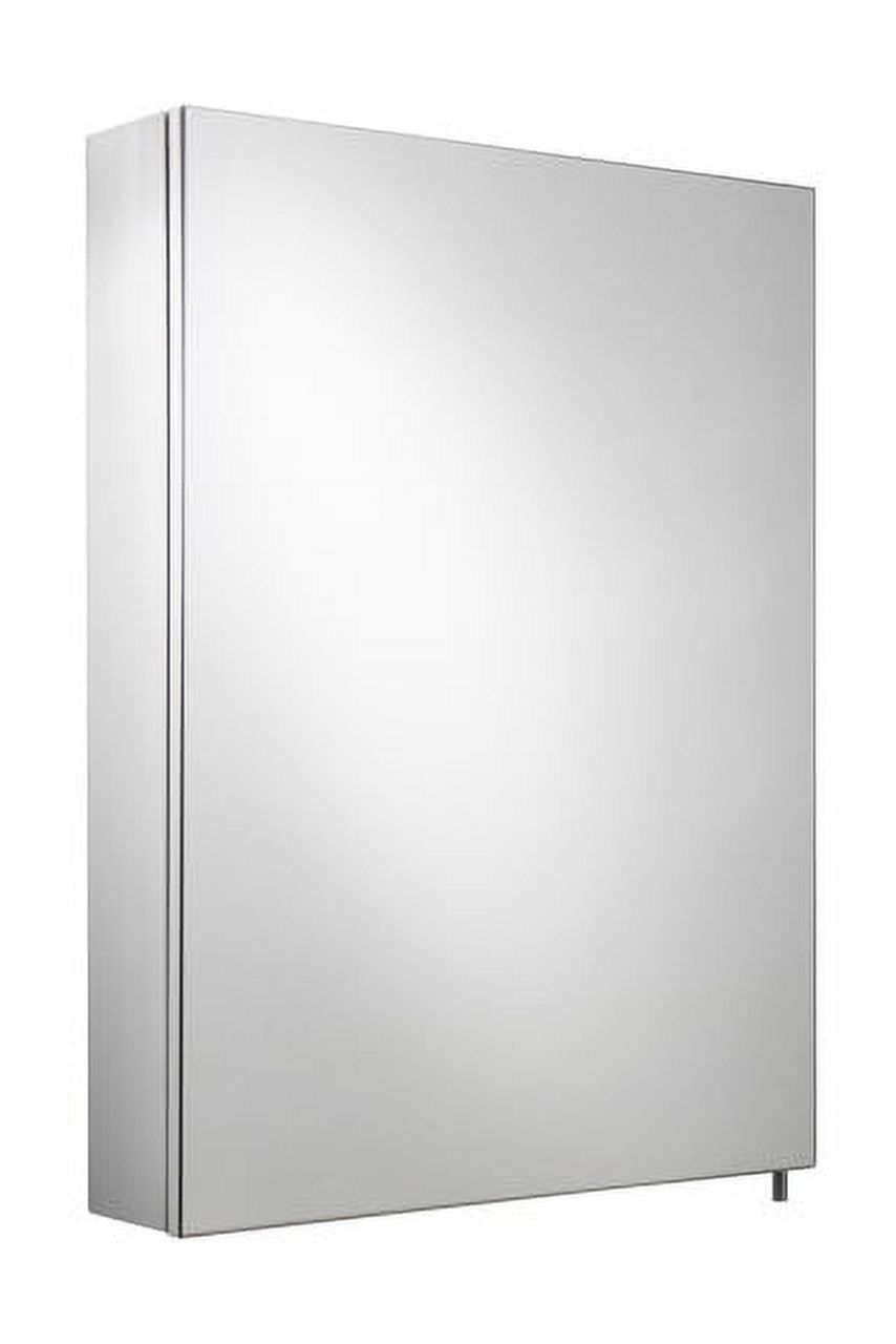 Croydex Finchley Single Mirror Door Bathroom Medicine Cabinet, Soft Close (20x26 in)