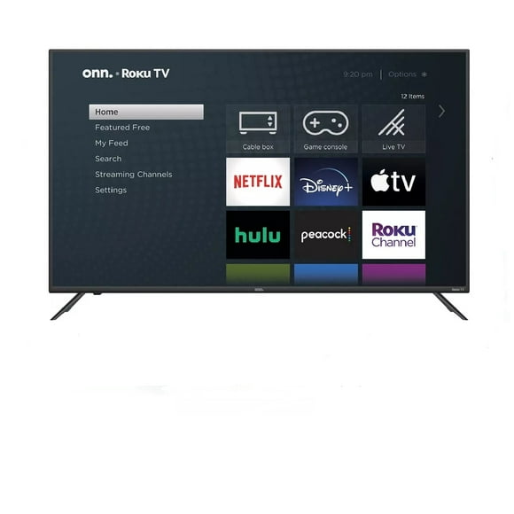 Pantalla de 55 PuLG Class 4k 2160p Onn ONN con Roku Smart Tv