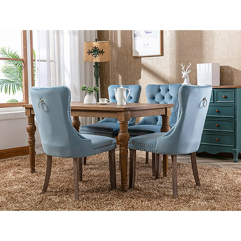 ODUSE-DAILY Modern Velvet Dining Chairs Set of 6, Kitchen ODUSE-DAILY Modern Velvet Dining Chairs Set of 6, Kitchen