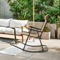 Costway Folding Zero Gravity Rocking Chair, Lounge Lawn Deck Outside