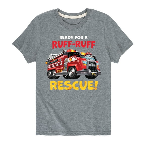Paw Patrol - Ruff Ruff Rescue - Toddler And Youth Short Sleeve Graphic T-Shirt