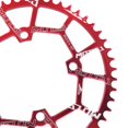 thumbnail image 3 of Dalazy Roue de Chaîne de Vélo 104BCD Anneau de Chaîne Rond Pièces Rouge 50T, 3 of 6