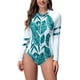thumbnail image 2 of Traje de baño de una pieza para mujer, conjuntos de bikini para mujer, traje de baño deportivo con cremallera extragrande para mujer, traje de baño con panel de color conservador, traje de baño con pr, 2 of 6