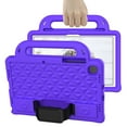 thumbnail image 2 of Galaxy Tab A7 10.4-inch T500 T505 Case,Dteck Shockproof EVA Foam Kids Friendly Handle Kickstand Hand Strap Case for Samsung Tab A7 10.4" 2020 Lightweight Cover with Shoulder Strap,Purple, 2 of 9