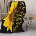 thumbnail image 2 of Grandma Blanket-Birthday Gifts for Grandma-Grandma Birthday Gifts-Grandma Gifts from Grandchildren-Sunflower Throw Blanket Gifts for Grandma Grandmother Nana from Grandkids 50\u201dx60\u201d, 2 of 6