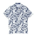 thumbnail image 3 of SCALES Old Skool Short Sleeve Polo Powder Blue, Large, 3 of 5
