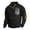 Black, variant on Sherpa Lined Waffle Henley for Men - Thermal Long Sleeve Shirt Bonded Sherpa Lining for Outdoors