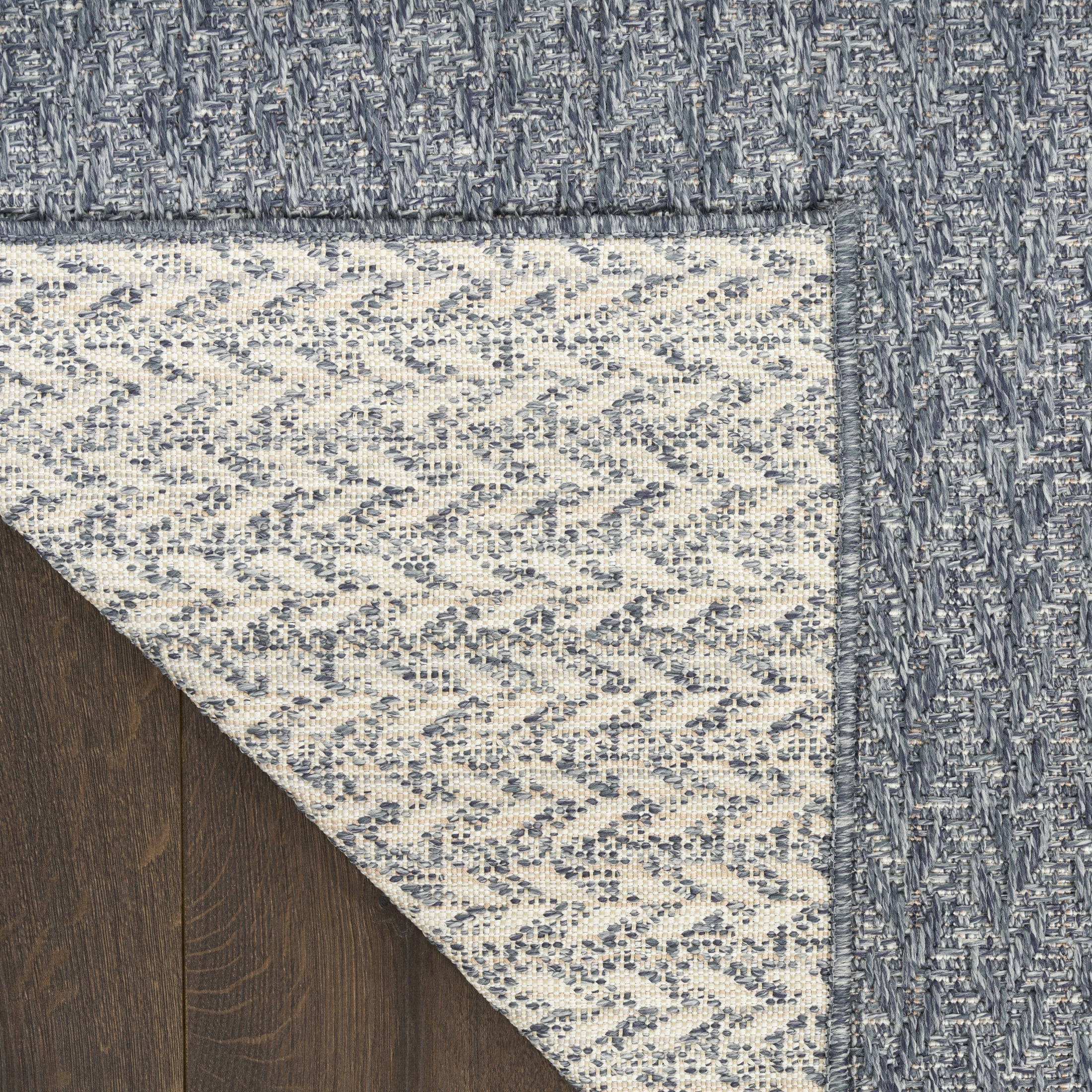 Nourison Tulum 9' x 12' Denim Outdoor Rug
