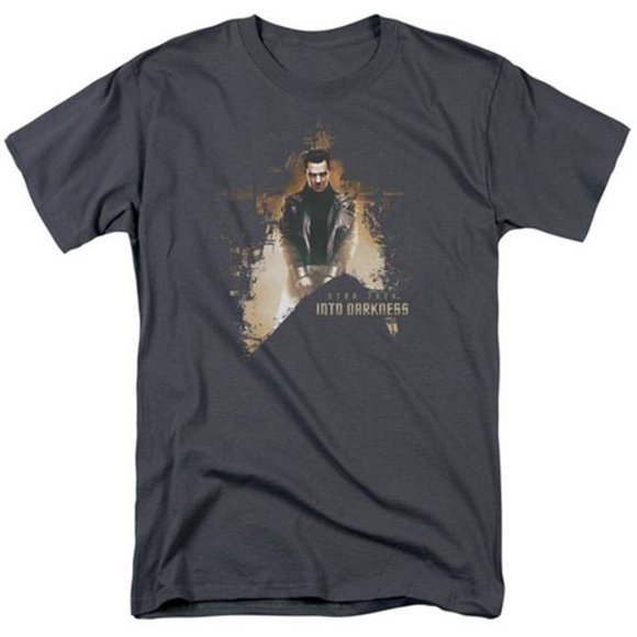Star Trek-Dark Villain - Short Sleeve Adult 18-1 Tee - Charcoal, Extra Large