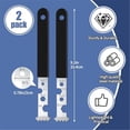 thumbnail image 4 of 2-in-1 Paver Removal Tool with Hex Wrench, 2 Pcs Set Paver Puller Tool with Double Joint Scraper, Micro-Tooth Groove & Non-Slip Handle, 4 of 4