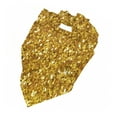 thumbnail image 5 of Bingfone Gold Glitter-Washable Dog Scarf Triangle Adjustable Puppy Bandana Bib Handkerchief For Medium Large Dog Cat, 5 of 9