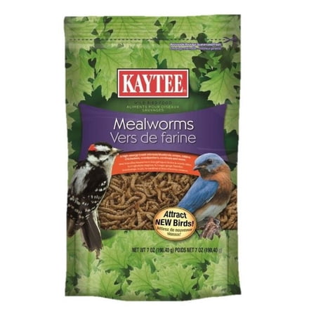 Kaytee Mealworms Bird Food [Bird, Wildbird Foods] 7 oz