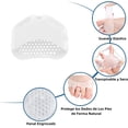 thumbnail image 4 of Almohadillas para Pies Amortiguadoras Aliviar el Dolor de Pies para Mujer y Hombre, Plantillas Antideslizantes Reutilizables, Almohadillas Metatarsianas para Zapatos Antepié Bursitis Metatarsalgia, 4 of 7