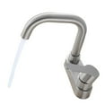 thumbnail image 6 of Bathroom Basin Faucet 304 Stainless Steel Sink Mixer Tap, Hot Cold Water 2 Holes Deck Mounted Single Handle Faucet, 6 of 6