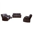 thumbnail image 1 of CorLiving Plush Power Reclining Bonded Leather Sofa Set with USB Ports, 1 of 9