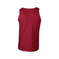 thumbnail image 3 of The Gildan Adult Ultra Cotton 6 oz Tank Top - CARDINAL RED - M, 3 of 4