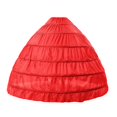 thumbnail image 2 of Enagua Crinolina de baile 6 Aros Rojo, 2 of 4
