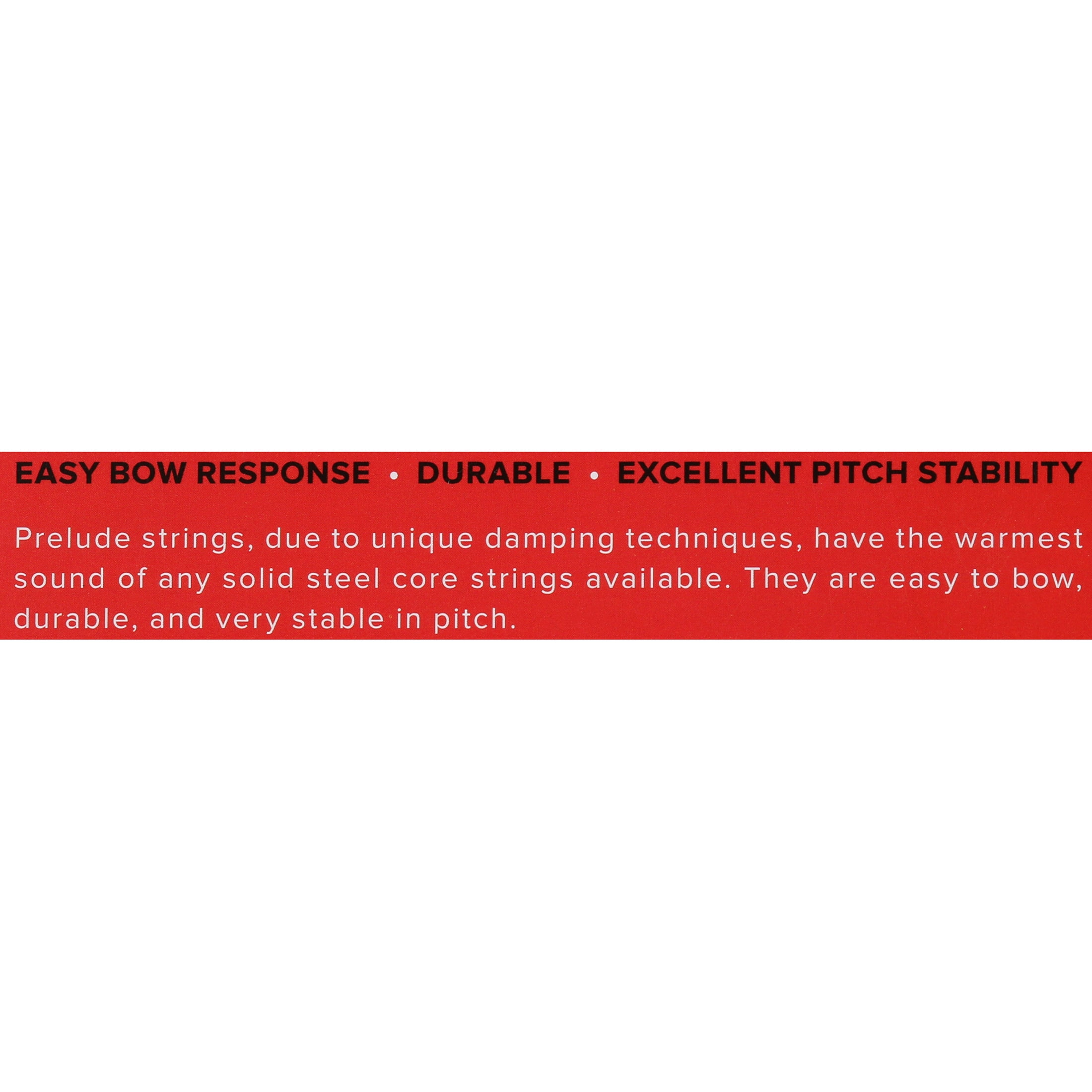 D'Addario Prelude Violin String Set, 4/4 Scale, Medium Tension