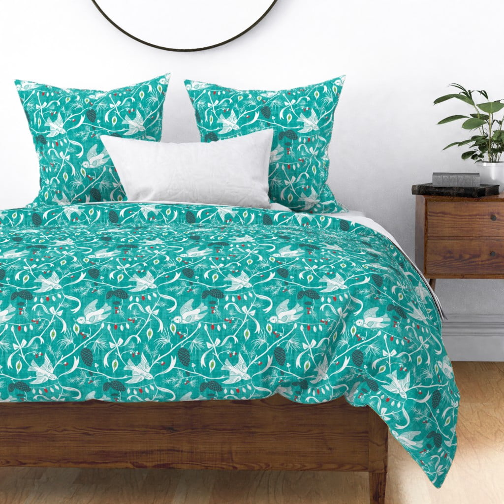 Cotton Sateen Duvet Cover, Twin 