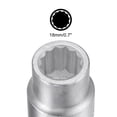 thumbnail image 4 of Uxcell 3/4 Inch Square Drive 12 Point 18mm Standard Impact Socket Alloy Steel, 4 of 5