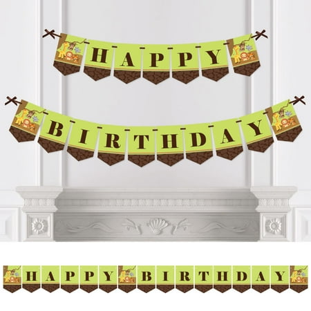 Funfari Fun Safari  Jungle  Birthday  Party  Bunting 