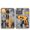 Yellow, variant on Hi-Spec 42pc Pink 4V USB Electric Power Driver & Household Womens Tool Kit. Cordless Power Screwdriver and Hand Tools in a Compact Box Case