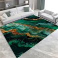 thumbnail image 1 of Area Rug for Bedroom Marble Green Texture Washable Rugs 2x3 Modern Soft Non-Slip Floor Carpet Indoor Outdoor Rug Entryway Rug for Living Room Laundry Room, 1 of 8