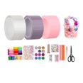 thumbnail image 2 of tredstone 1/2/3 Classe Double Face Bande Solide et Fiable Pack de 5 Violet Rose Clair 3 Rouleaux Boîte de Rangement 1 Pc, 2 of 6