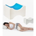 thumbnail image 1 of Almohada Para Piernas Ortopédica Gel Espuma Memory Ergonomía Blanco, 1 of 4