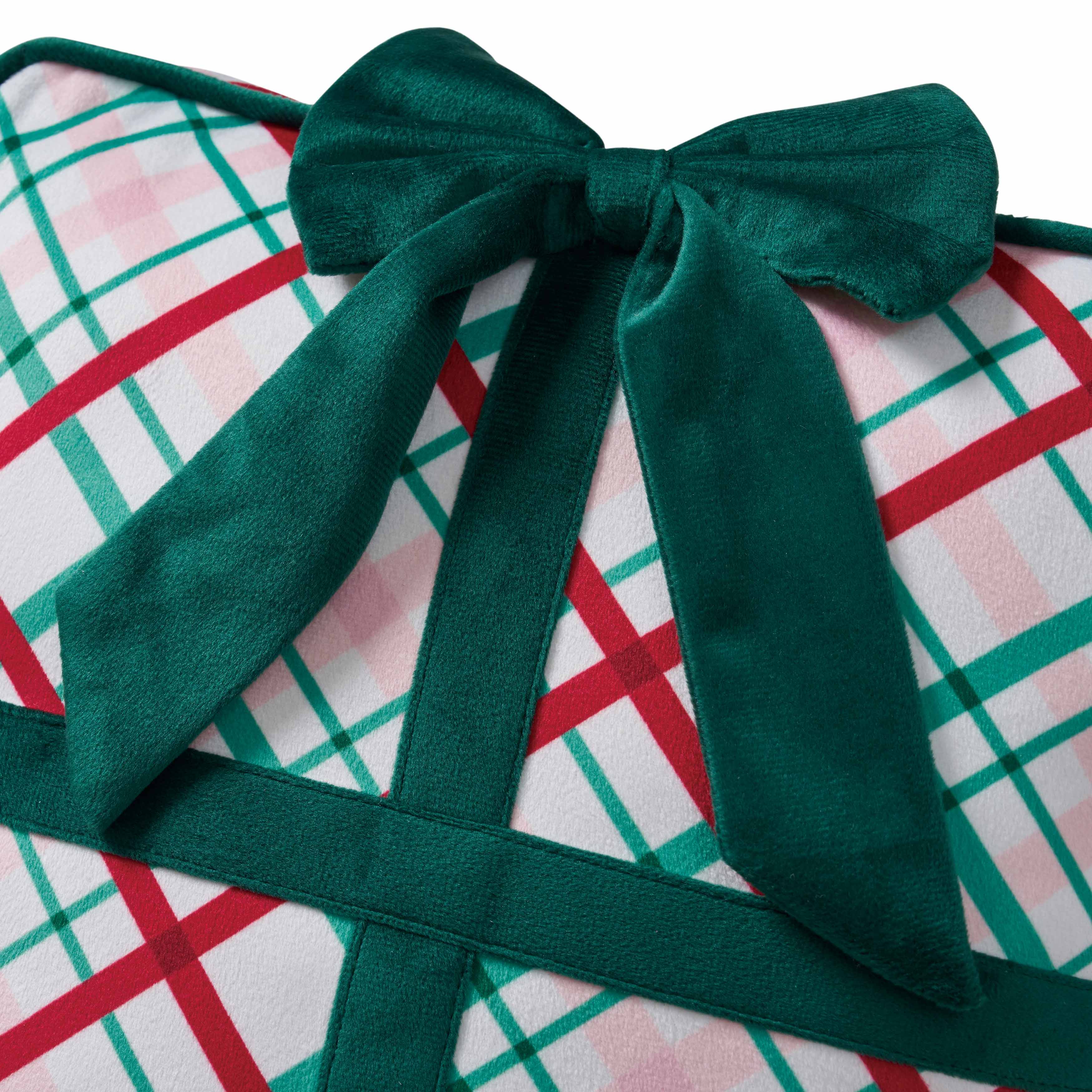 Hallmark 12.5" x 16" Multi Gift Shaped Holiday Decorative Pillow