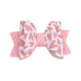 thumbnail image 4 of hengtong 2xValentine Hair Bows Glitter Bow Hair Clip for Birthday Valentine's Day Gifts Pink Heart, 4 of 9