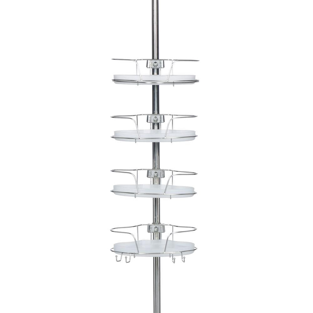 tension rod caddy