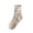 /c120Khaki461, variant on Huowey Women's Crew Socks Striped Casual Socks Breathable Stretchy Retro Preppy Cozy Daily Wear Socks,Grey